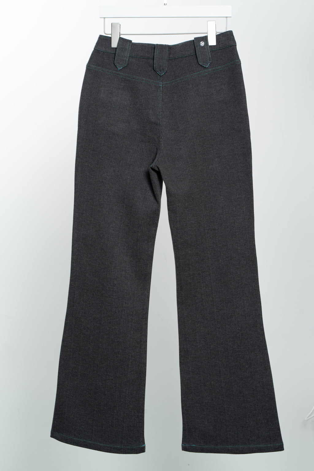 Dark Grey 70's bootcut trousers