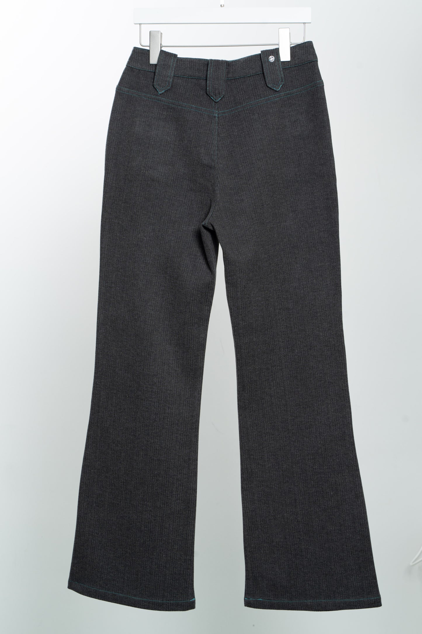 Dark Grey 70's bootcut trousers