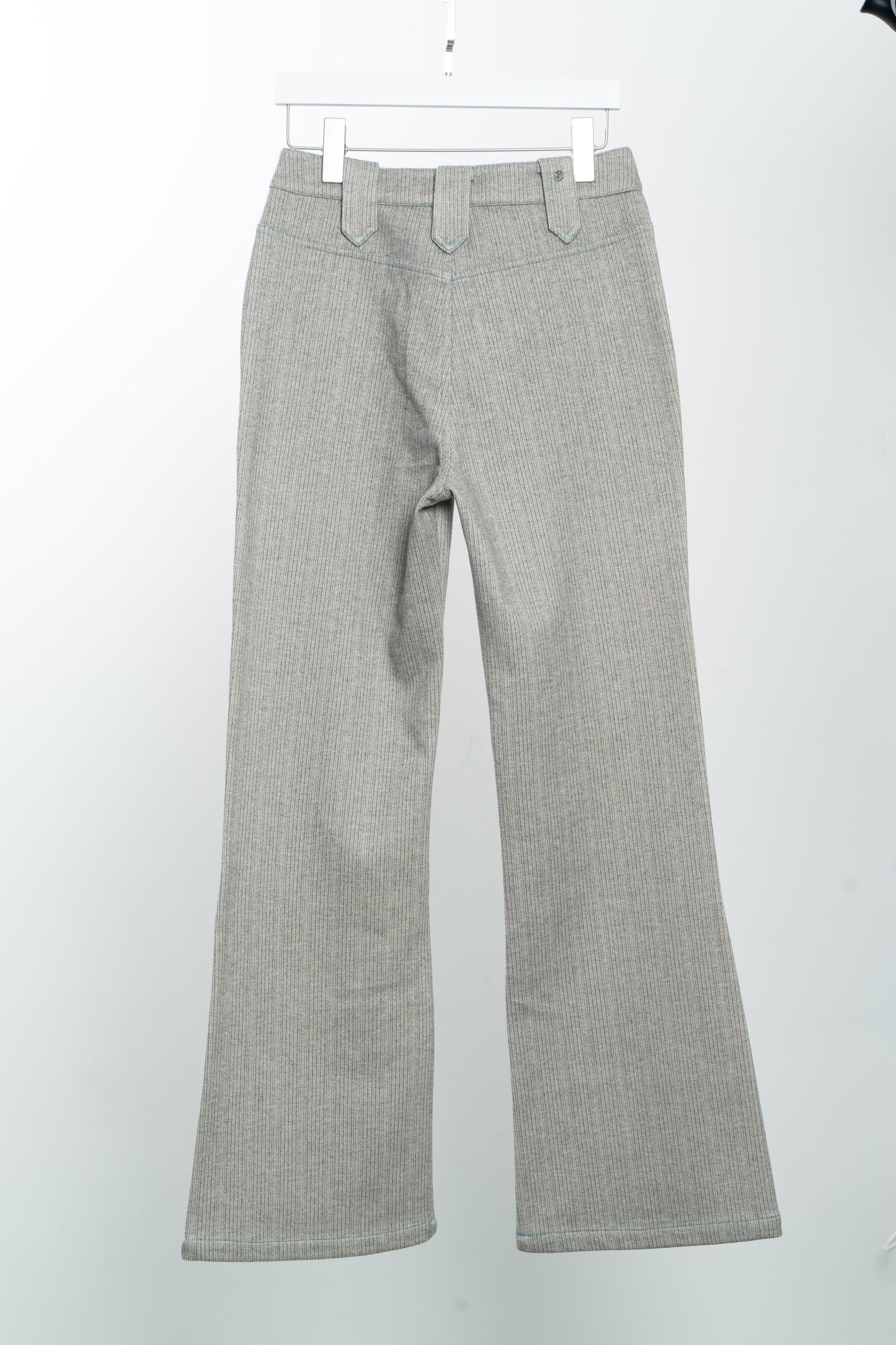 Grey 70's bootcut trousers