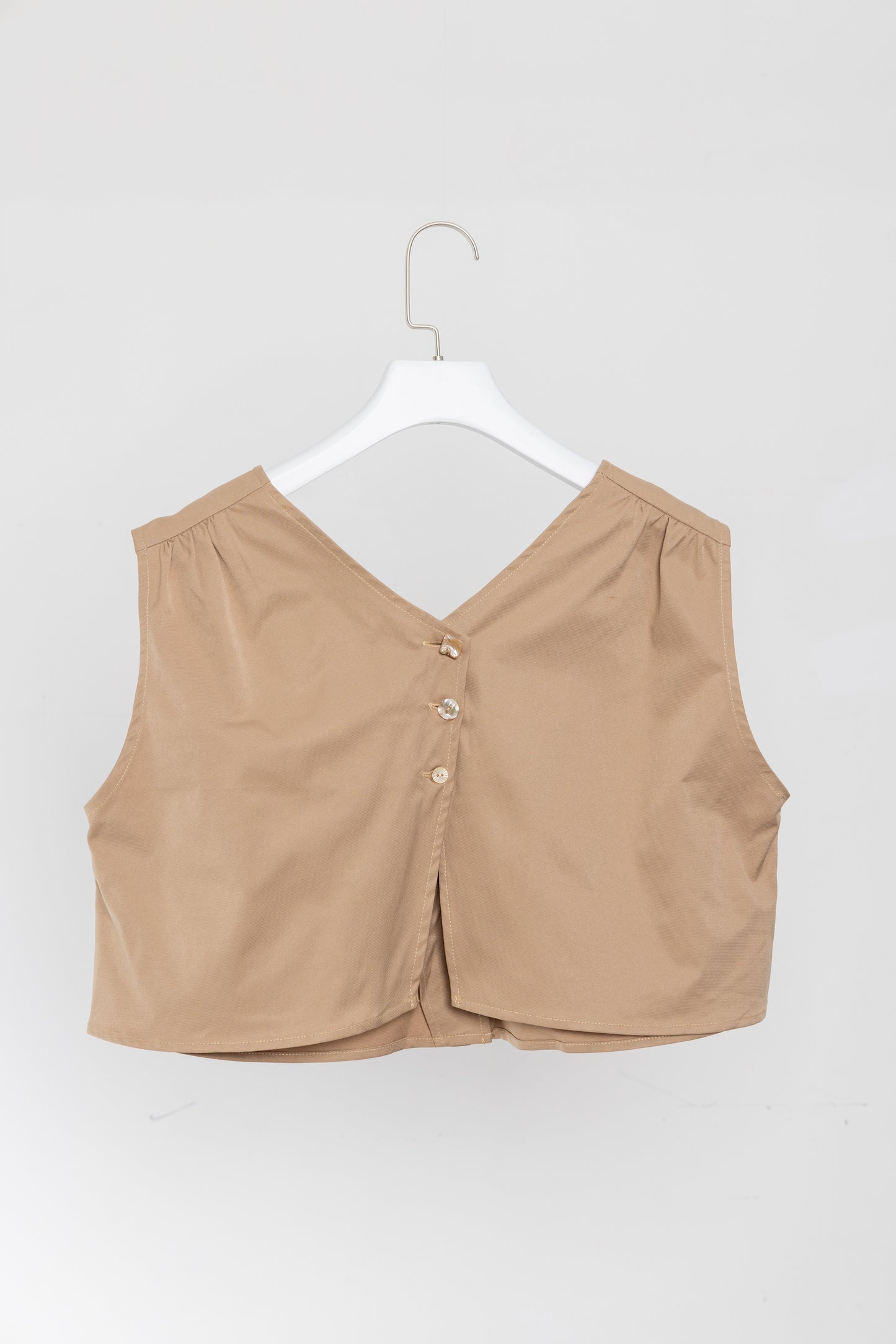 Cropped Short - Sleeved Top