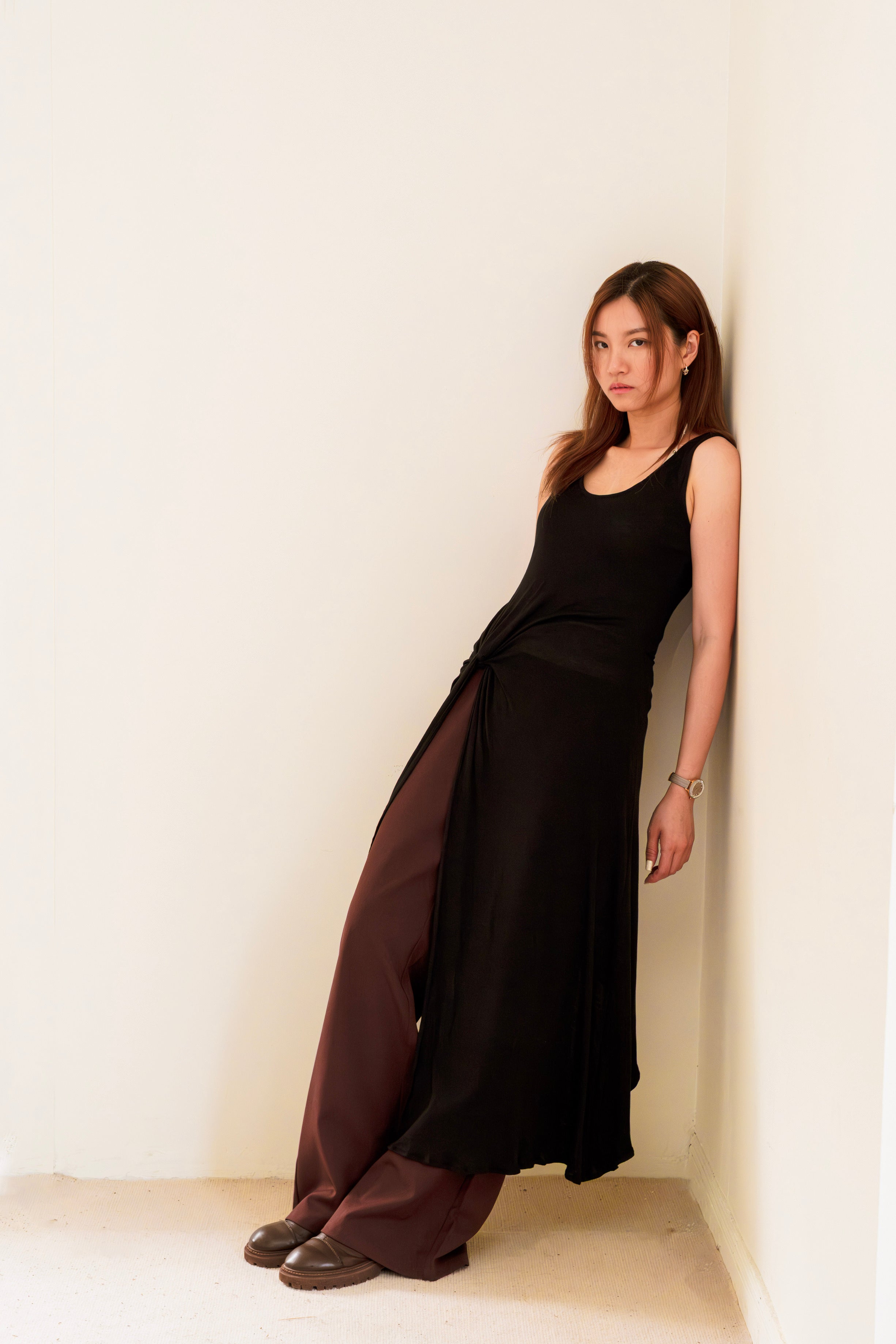 Twist Knit Tank Dress