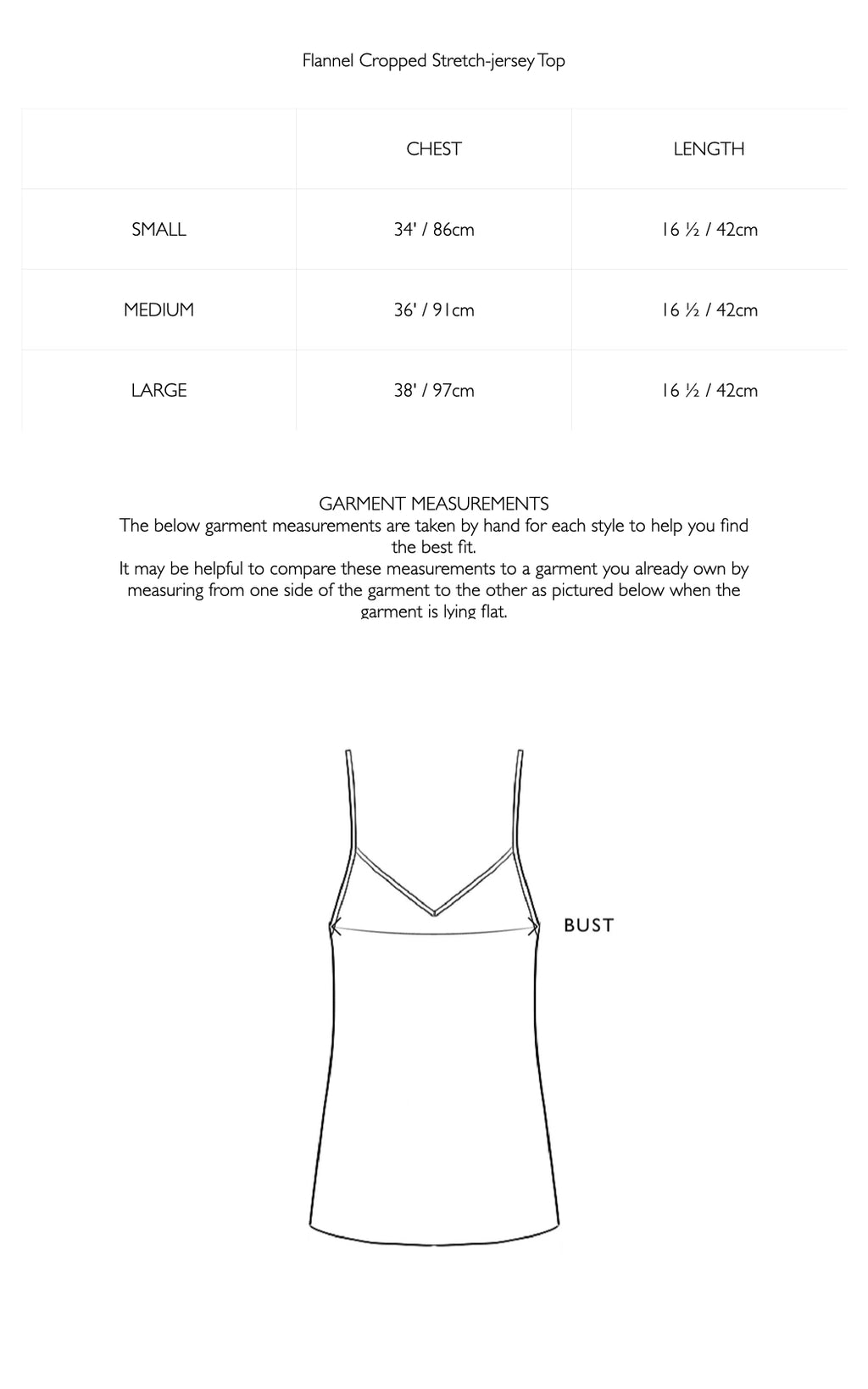 Flannel Cropped Stretch-jersey Top