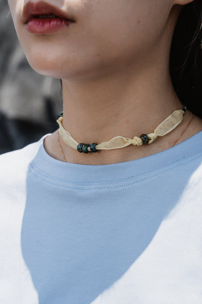 Moldavite choker