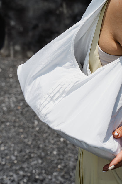 White Hobo Bag