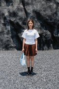 White Wrinkle cotton T-shirt