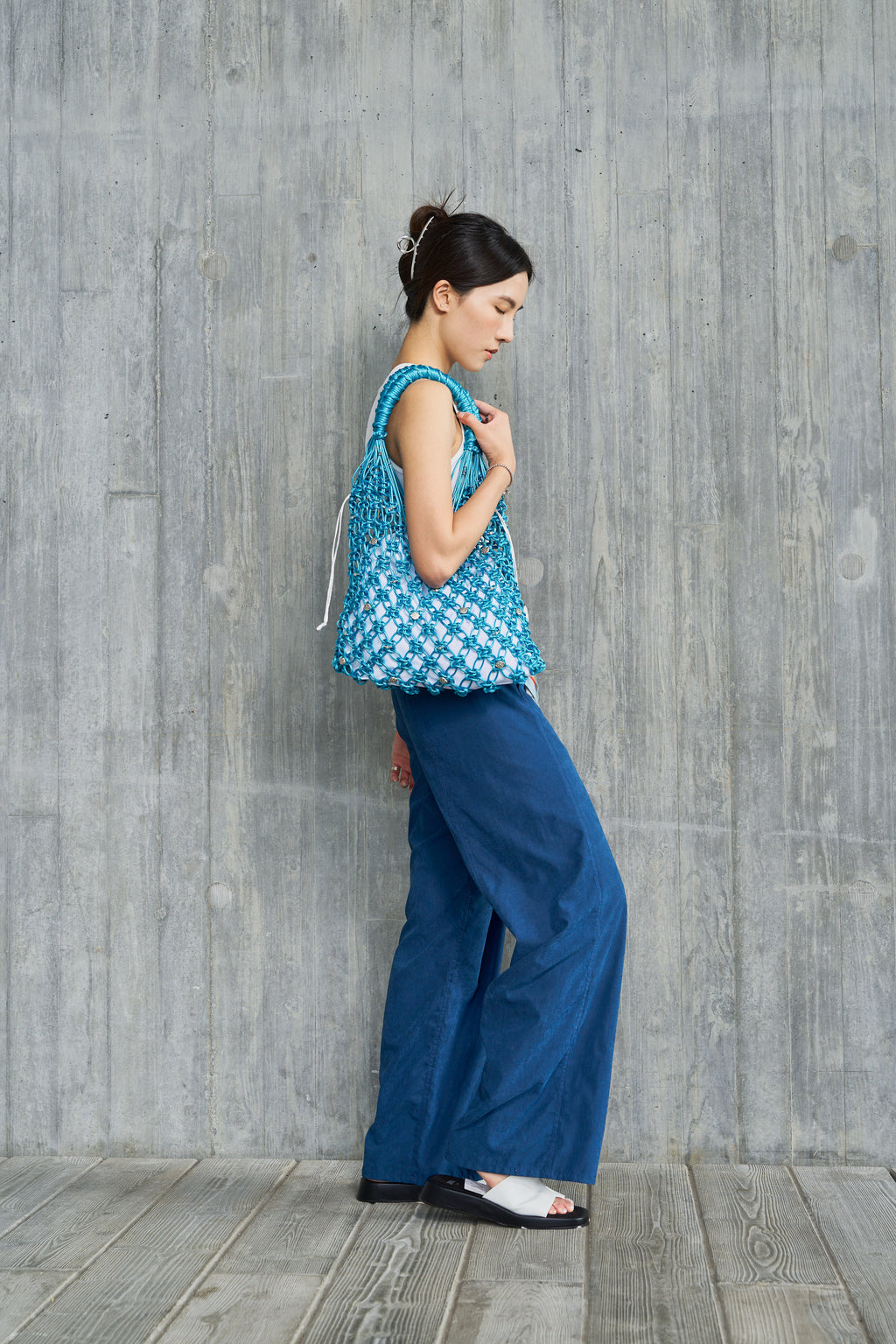 Blue HandWoven Bag