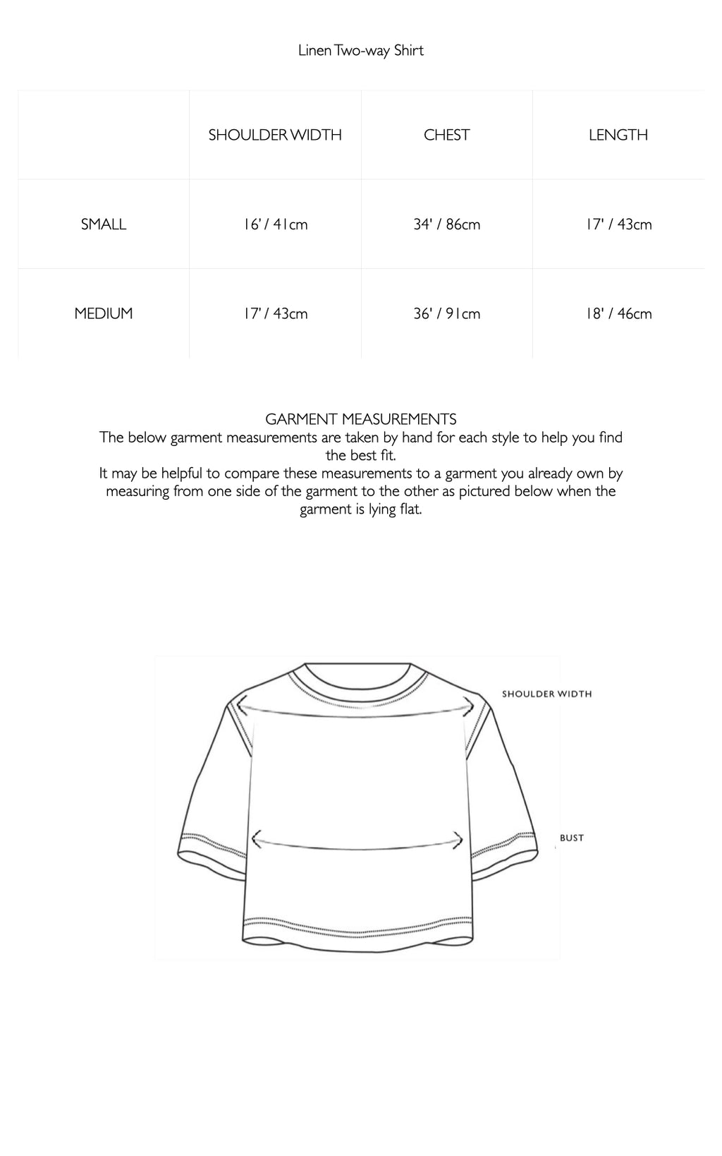 Linen Two-way Shirt