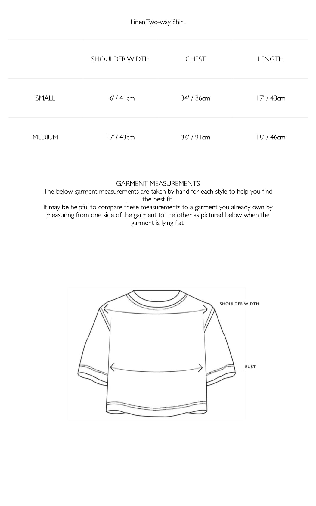 Linen Two-way Shirt