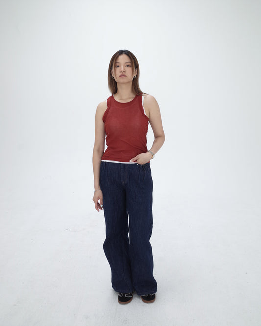 Red Cross Back TanK Top