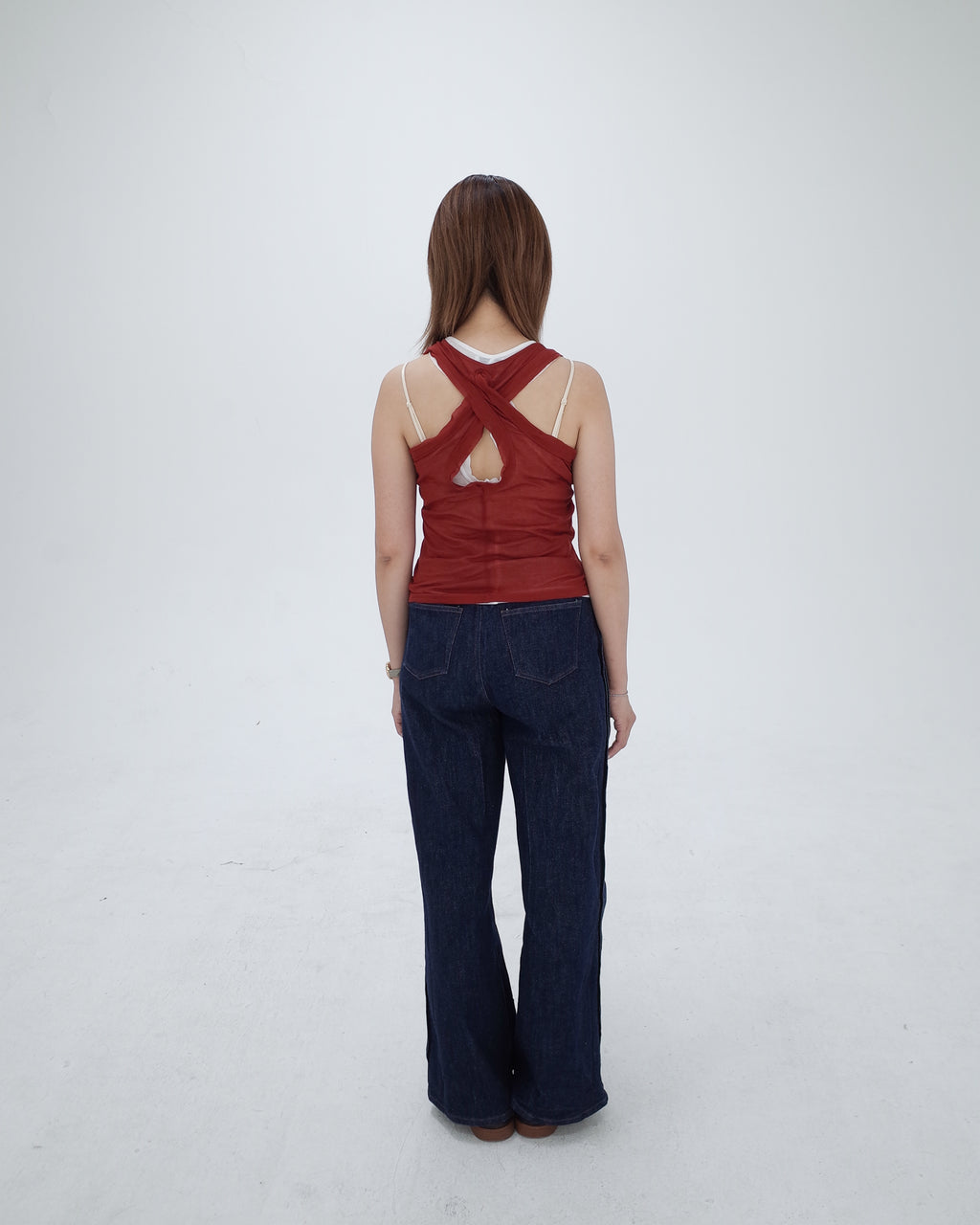 Red Cross Back TanK Top