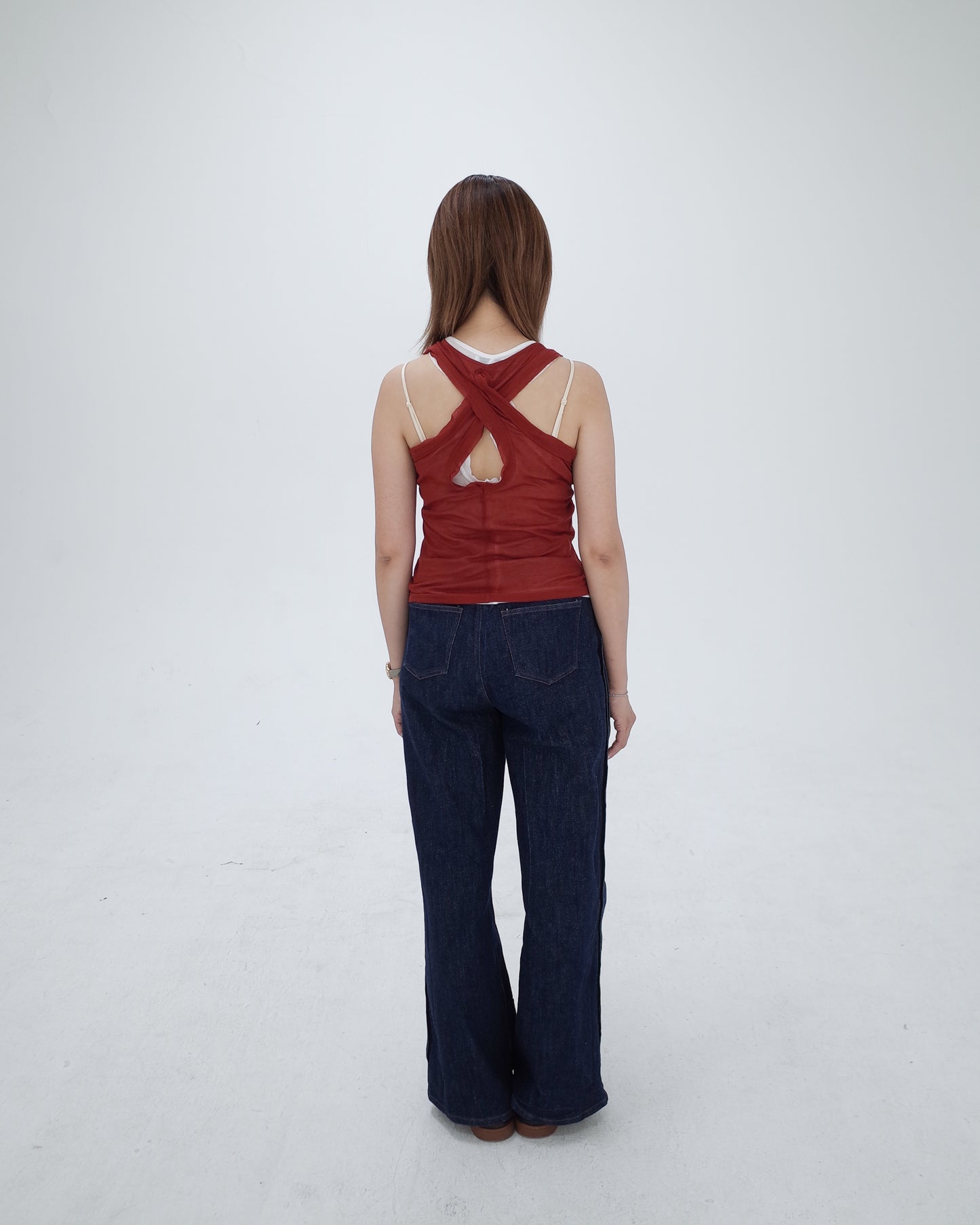 Red Cross Back TanK Top