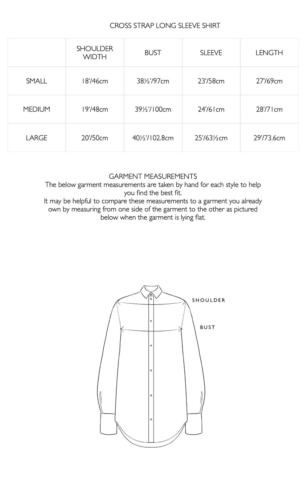Cross Strap Long Sleeve Shirt