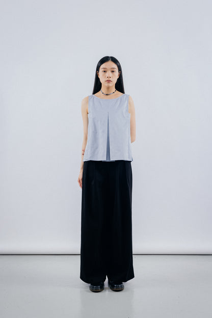 Blue Two ways V - lines Vest