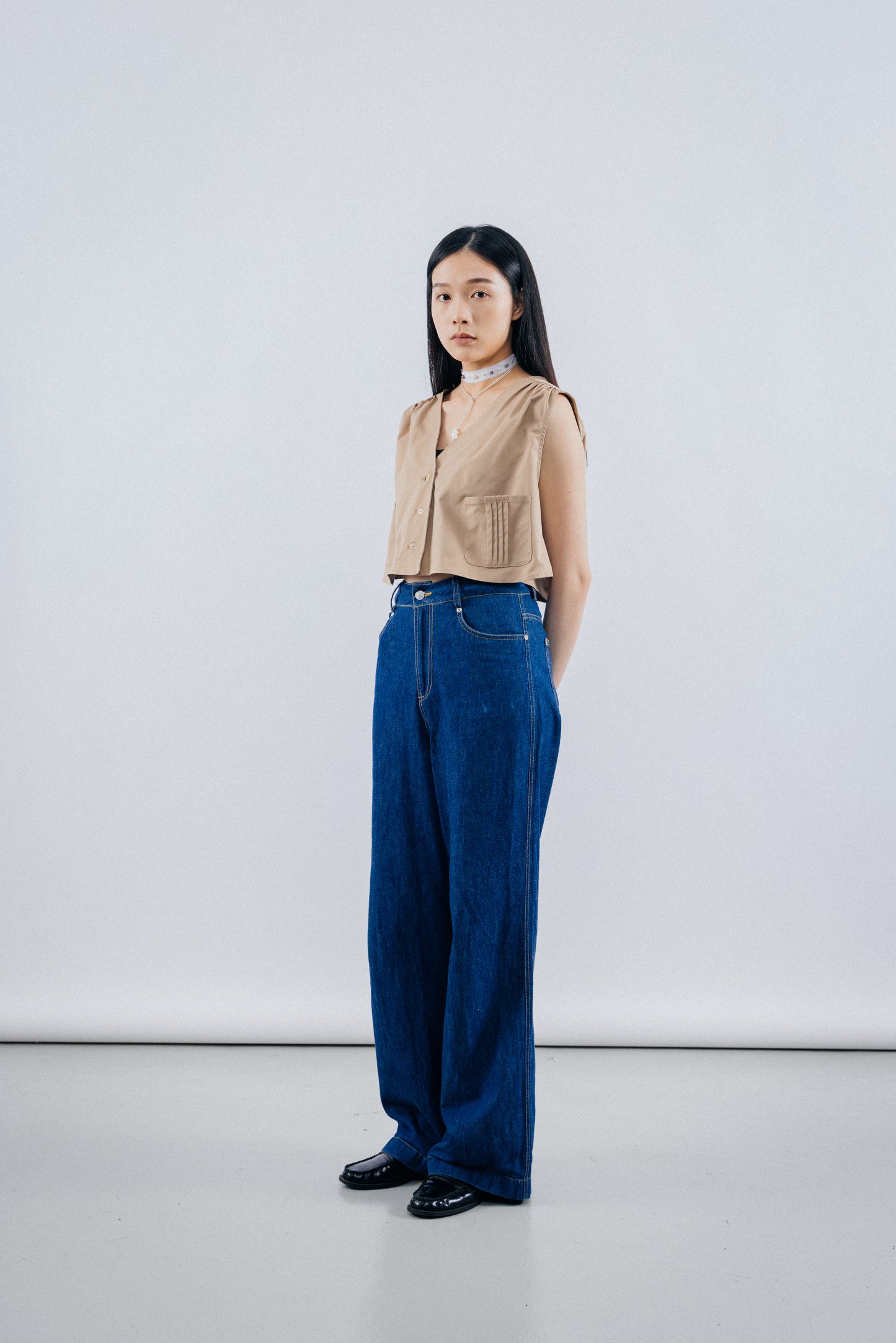 Cropped Short - Sleeved Top