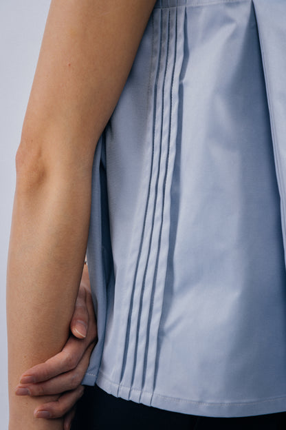 Blue Two ways V - lines Vest