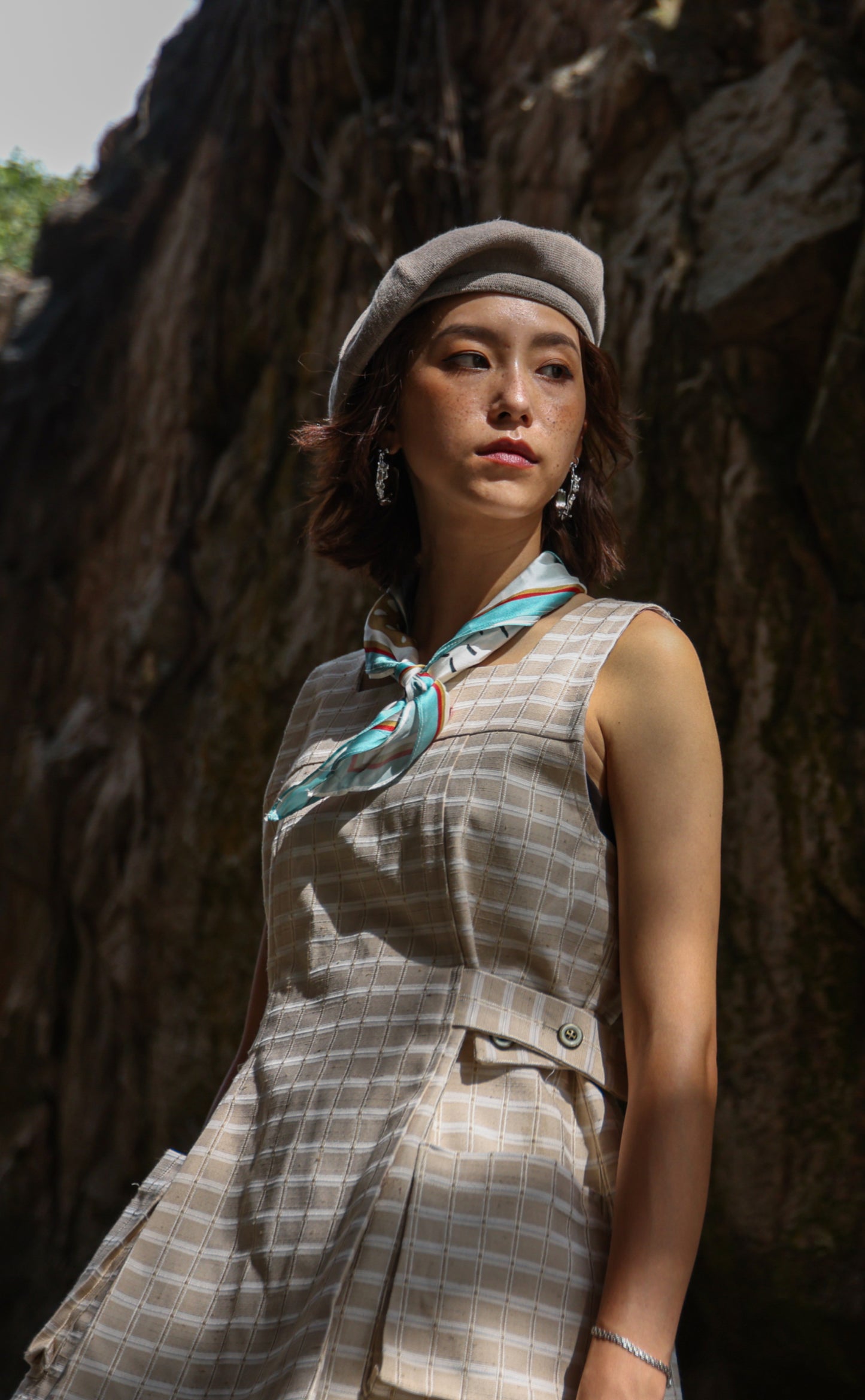 Square-neck Top