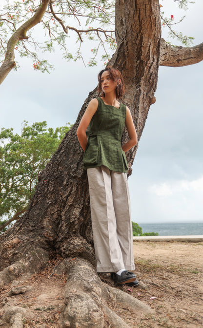 Square-neck Top