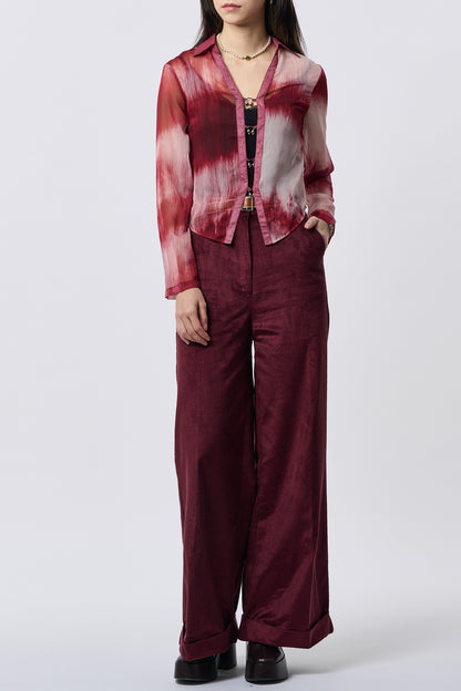 Tie-Dye Red Shirt
