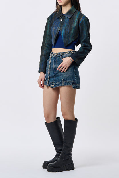 Blue Long Sleeve Jacket