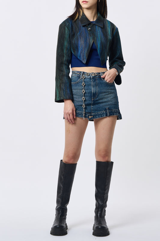 Blue Long Sleeve Jacket
