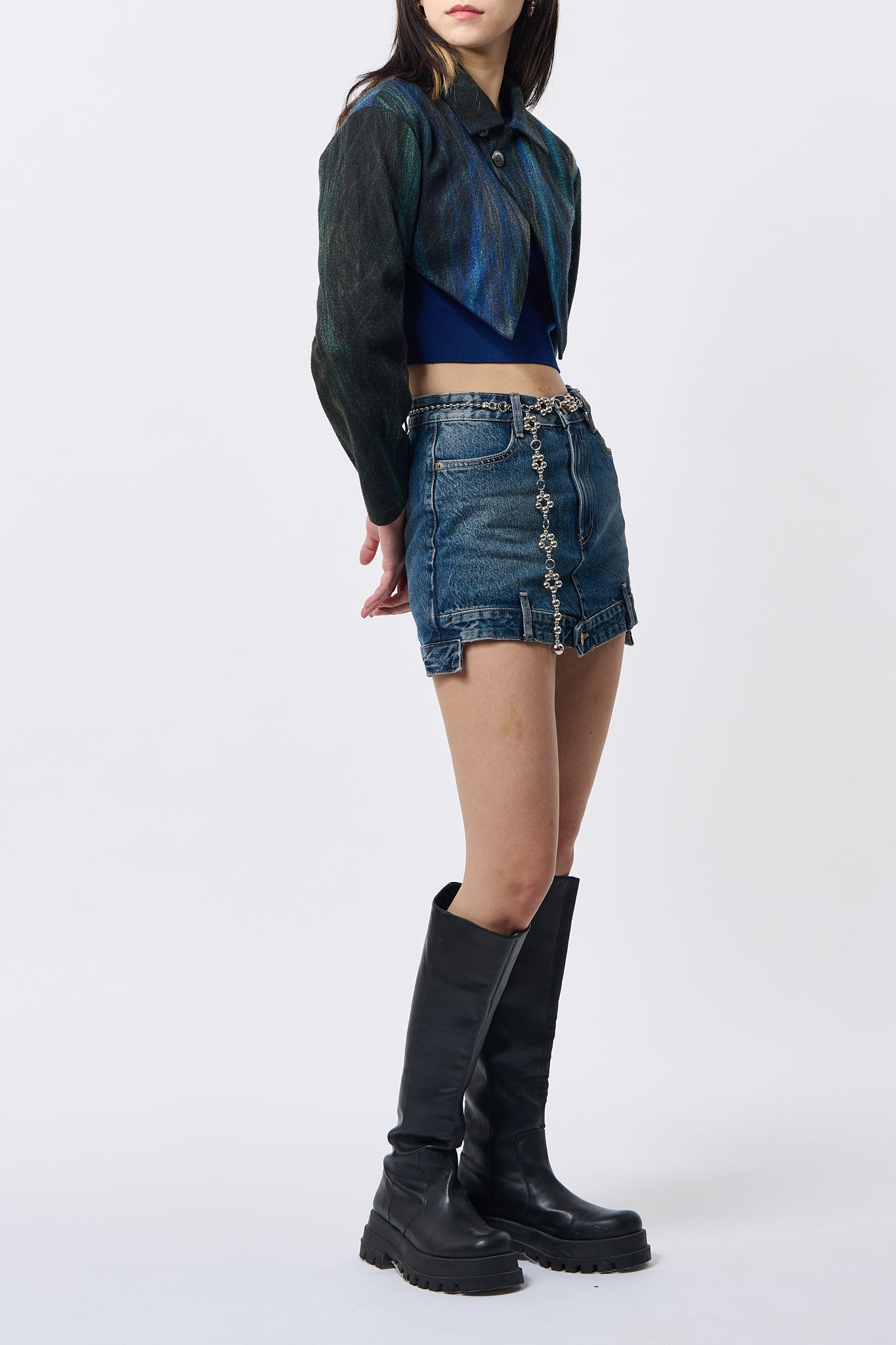 Blue Long Sleeve Jacket