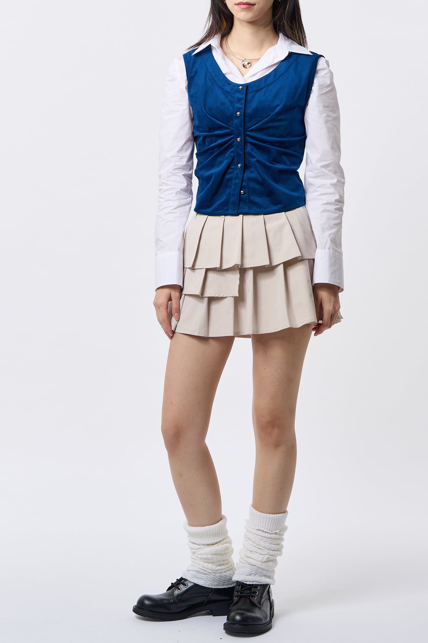 Blue Velvet Waistcoat