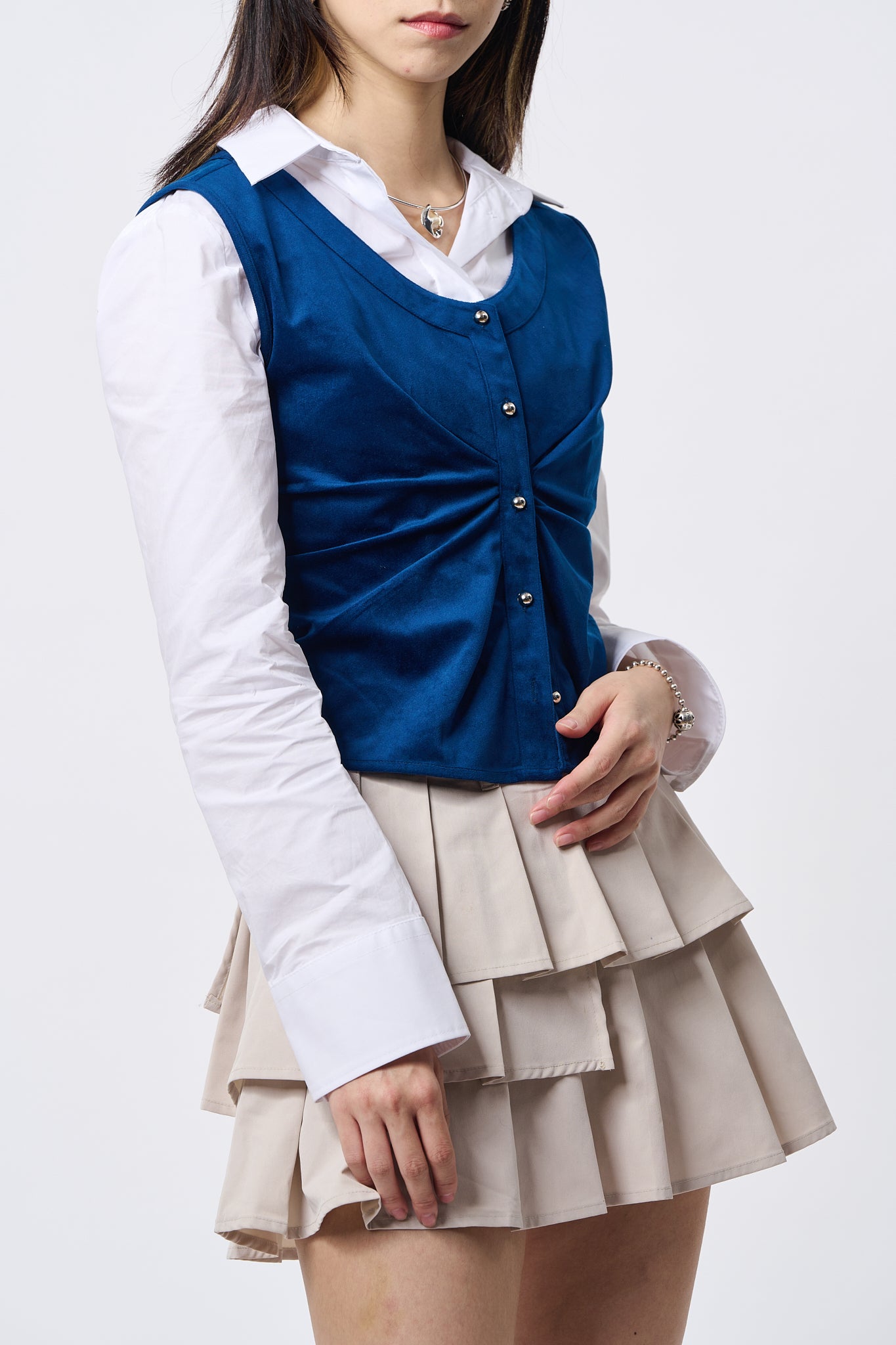 Blue Velvet Waistcoat