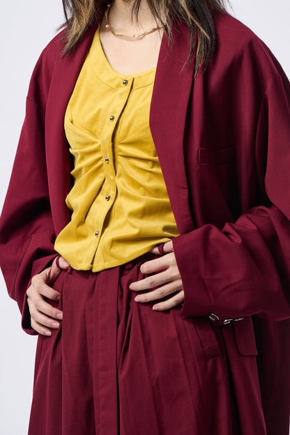 Yellow Velvet Waistcoat