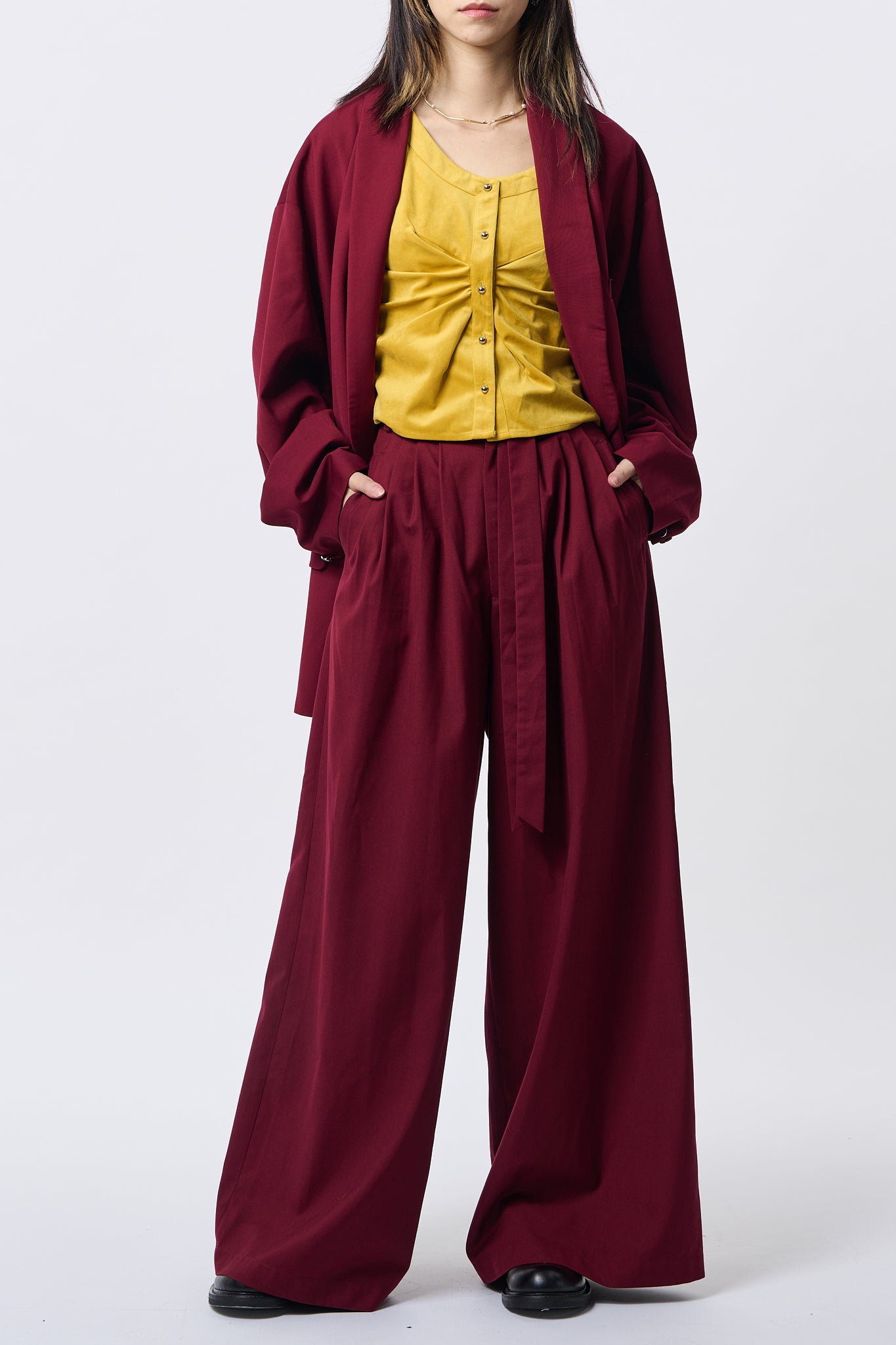 Yellow Velvet Waistcoat