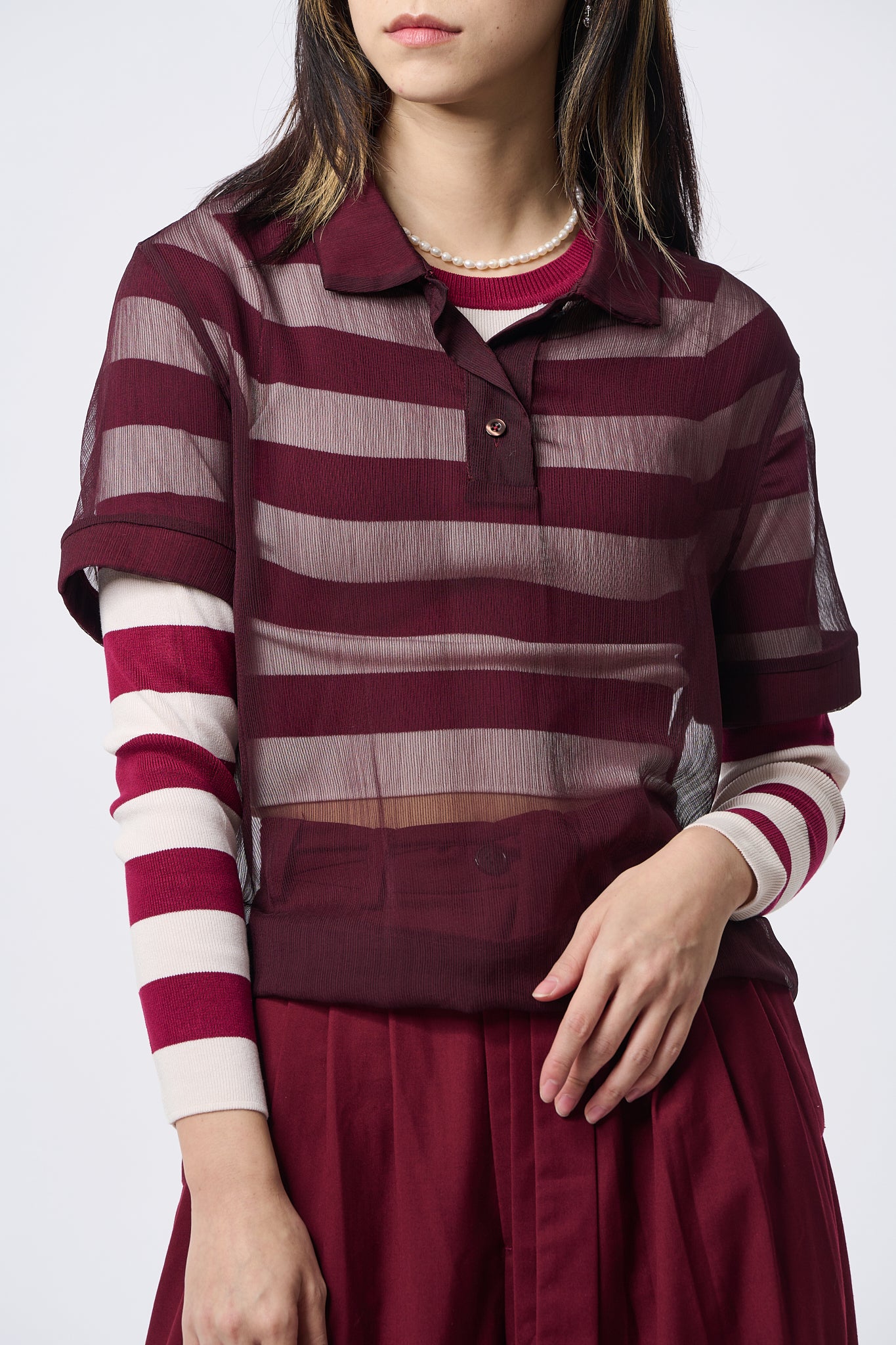 See-through polo Shirt