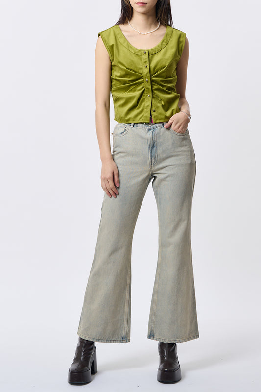 Green Velvet Waistcoat