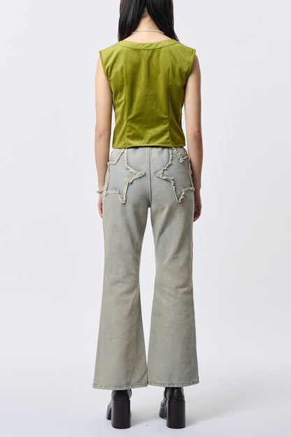 Green Velvet Waistcoat