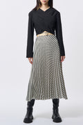 Black Pleated Shirt