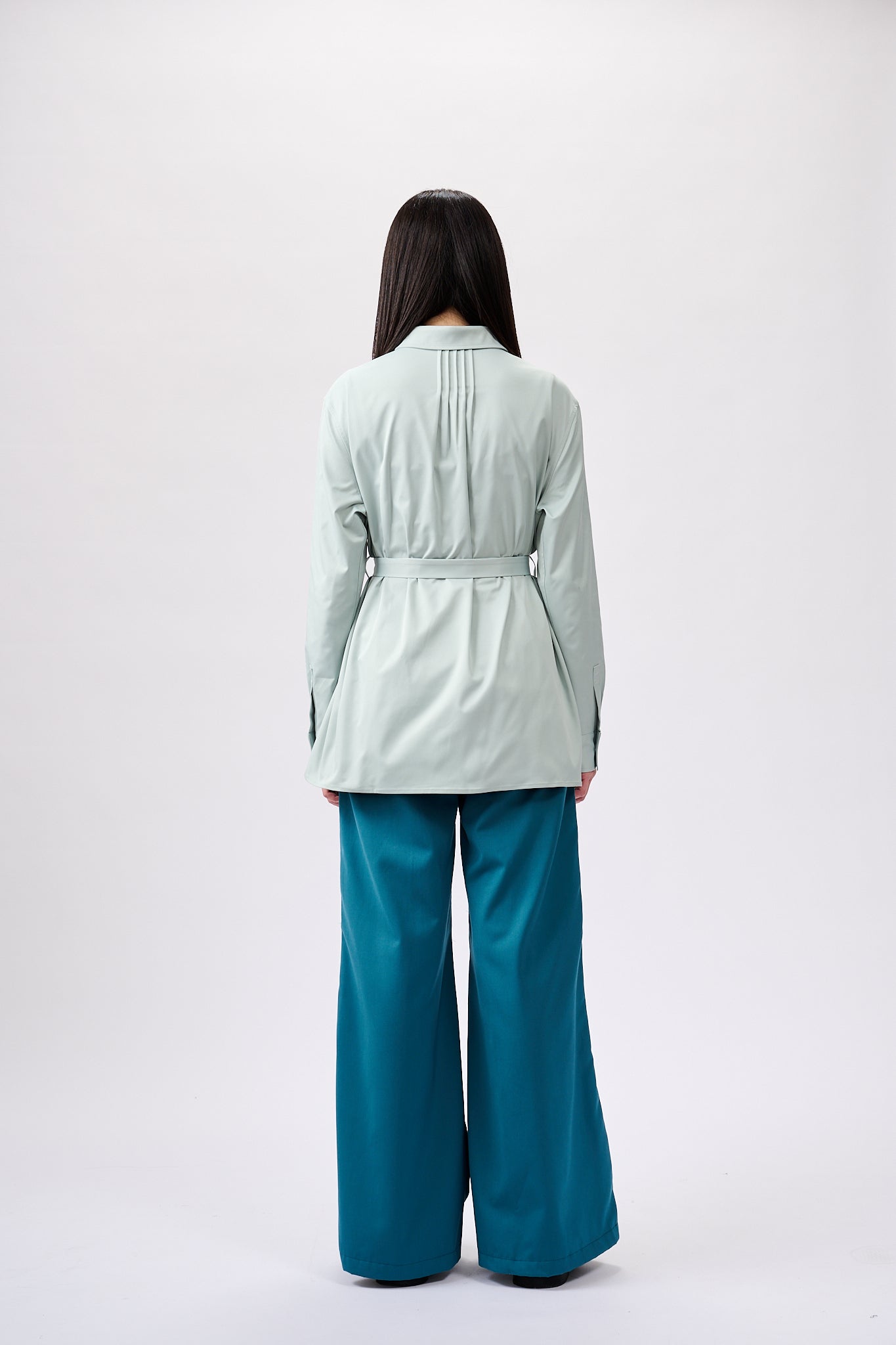 Blue Belted shirt