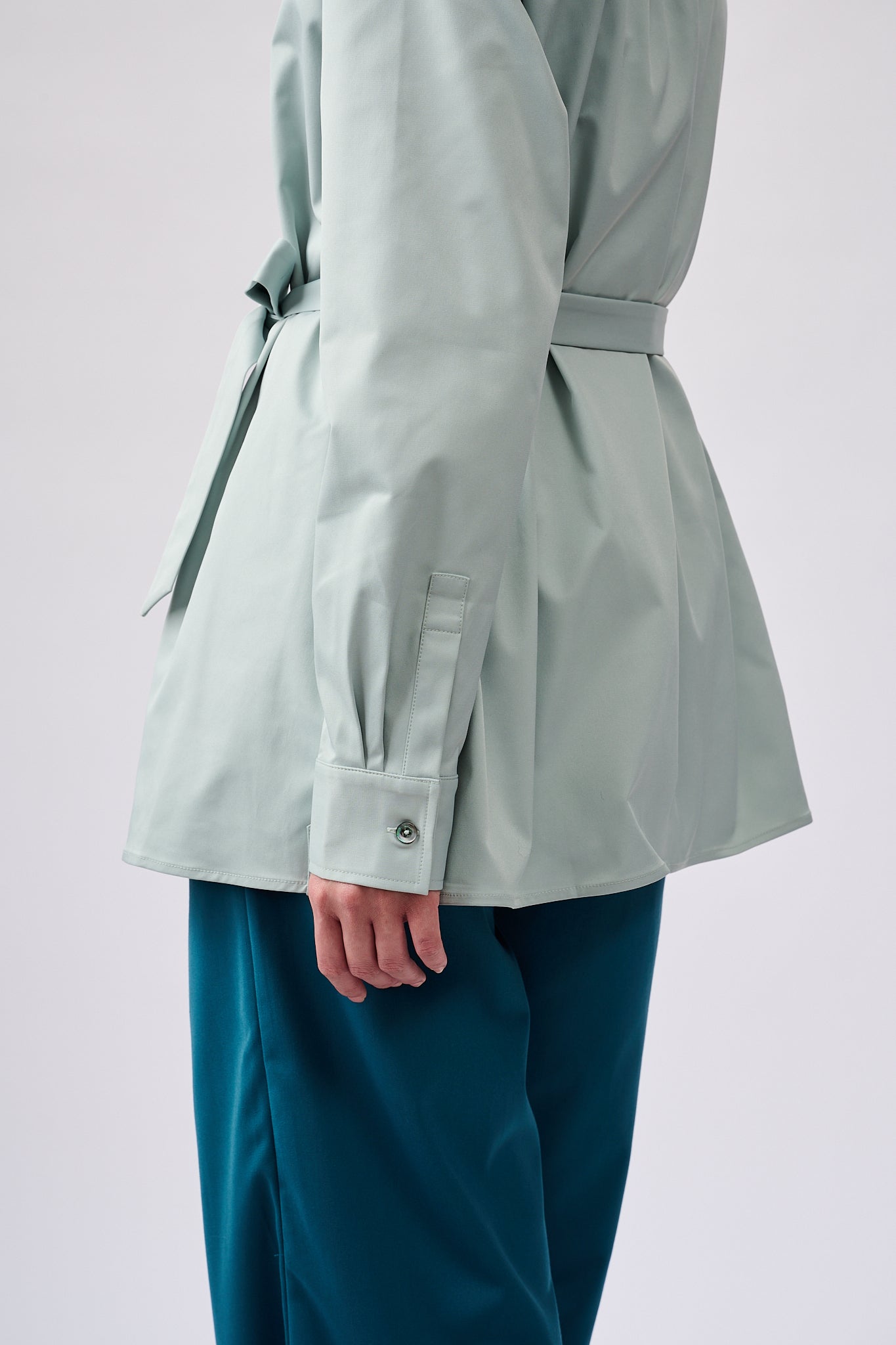 Blue Belted shirt