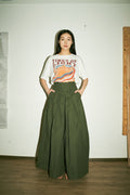 Green trench kendo pants