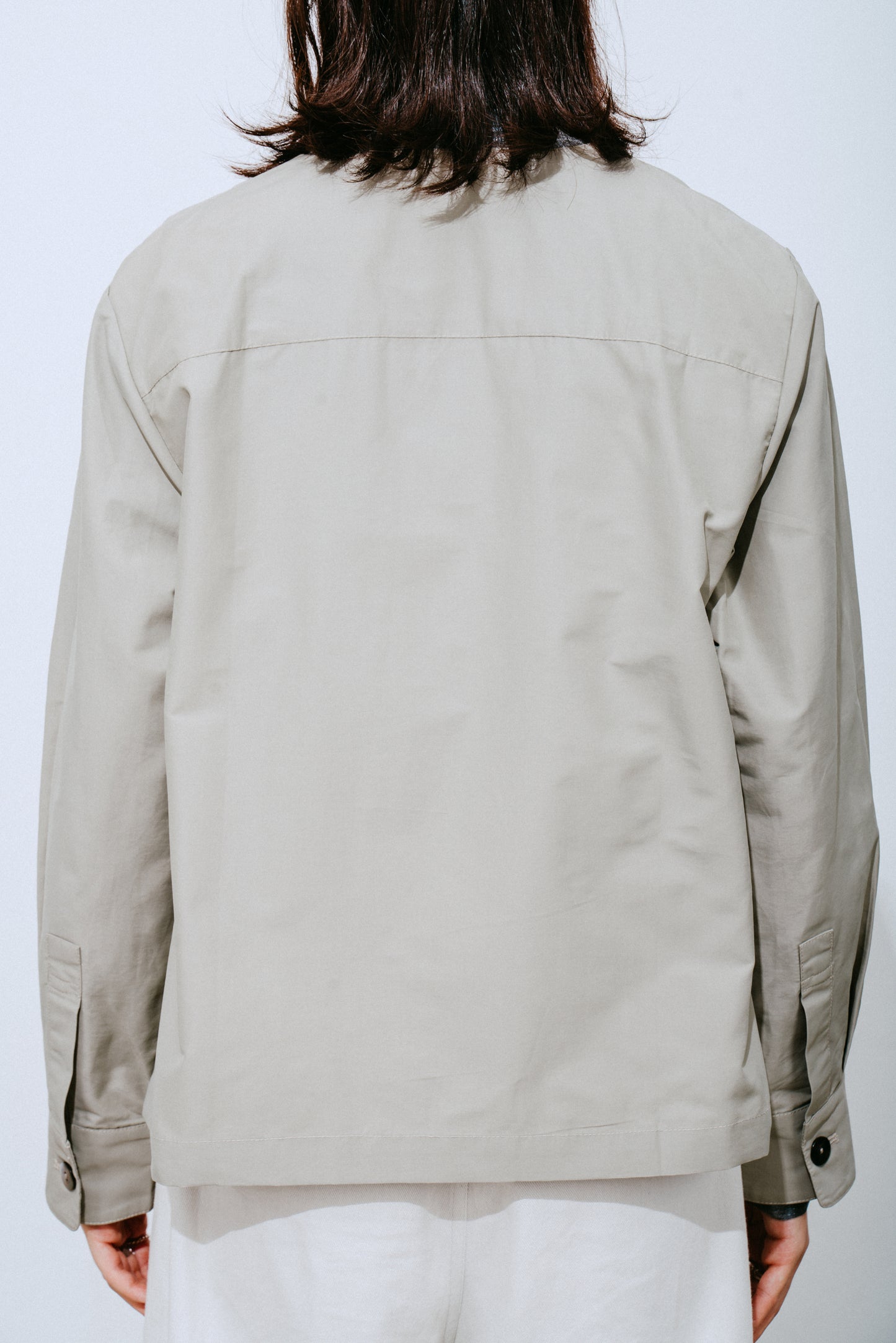 Water Repellent Collarless Shirt