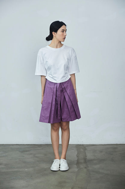 White Wrinkle cotton t-shirt