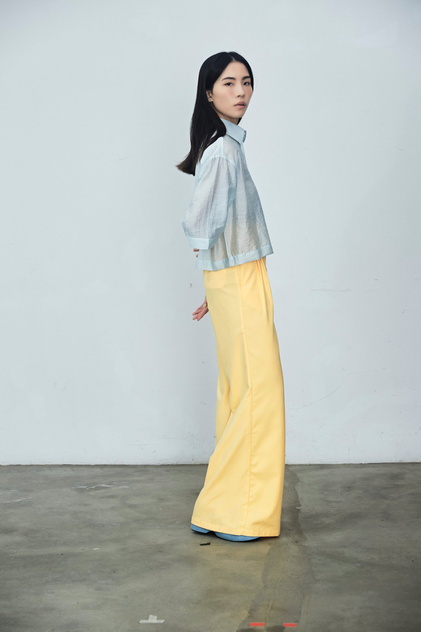 Green Short Sleeve Drop Shoulder Shirt