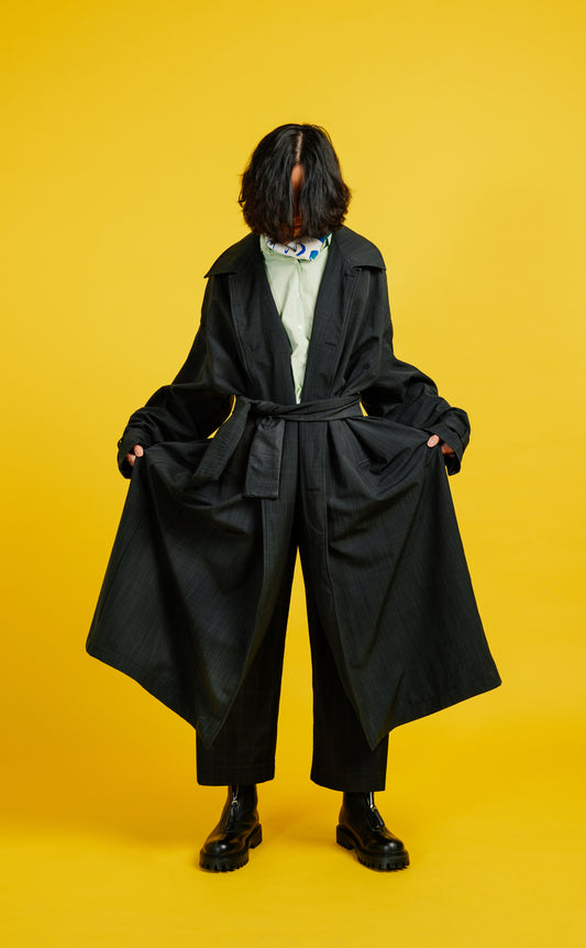 Plaid Cloth Coat