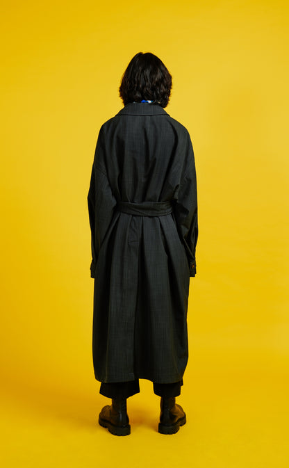 Plaid Cloth Coat
