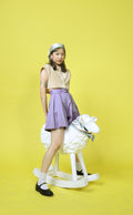 A Line Purple Short