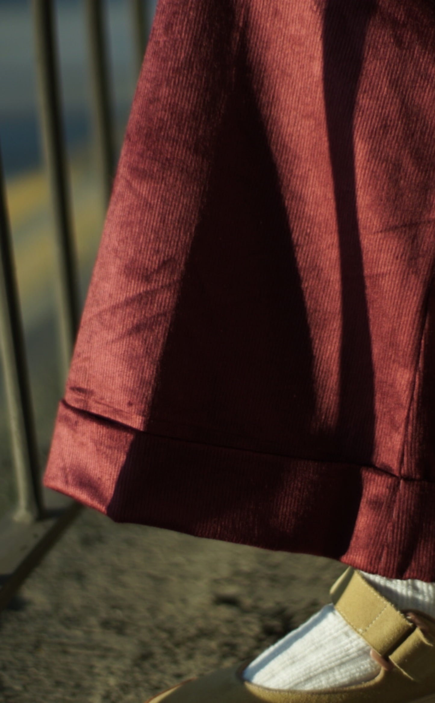 Corduroy Wide-Leg Trousers