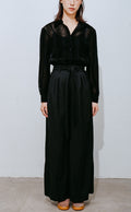 Semi-sheer Sliver Shirt