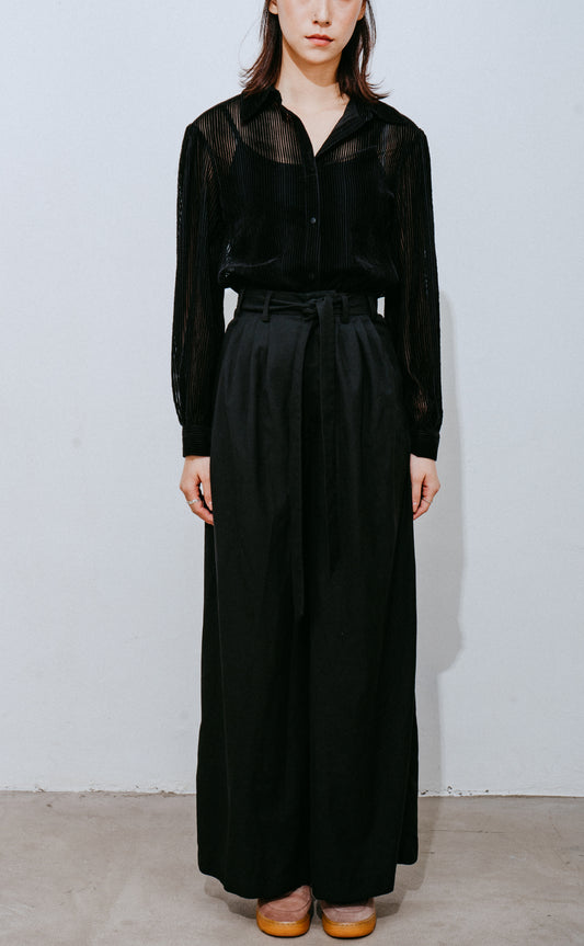 Semi-sheer Sliver Shirt